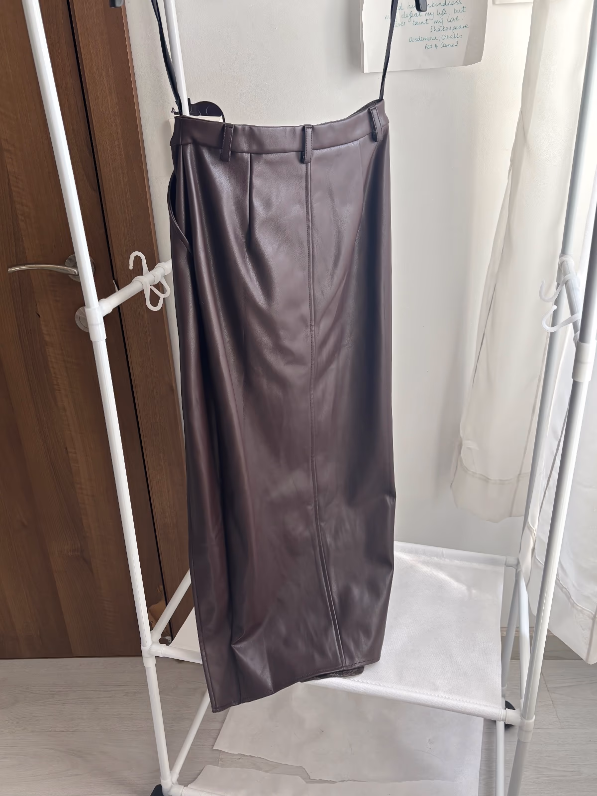 Missguided Brown Faux Leather Skirt, photo 2