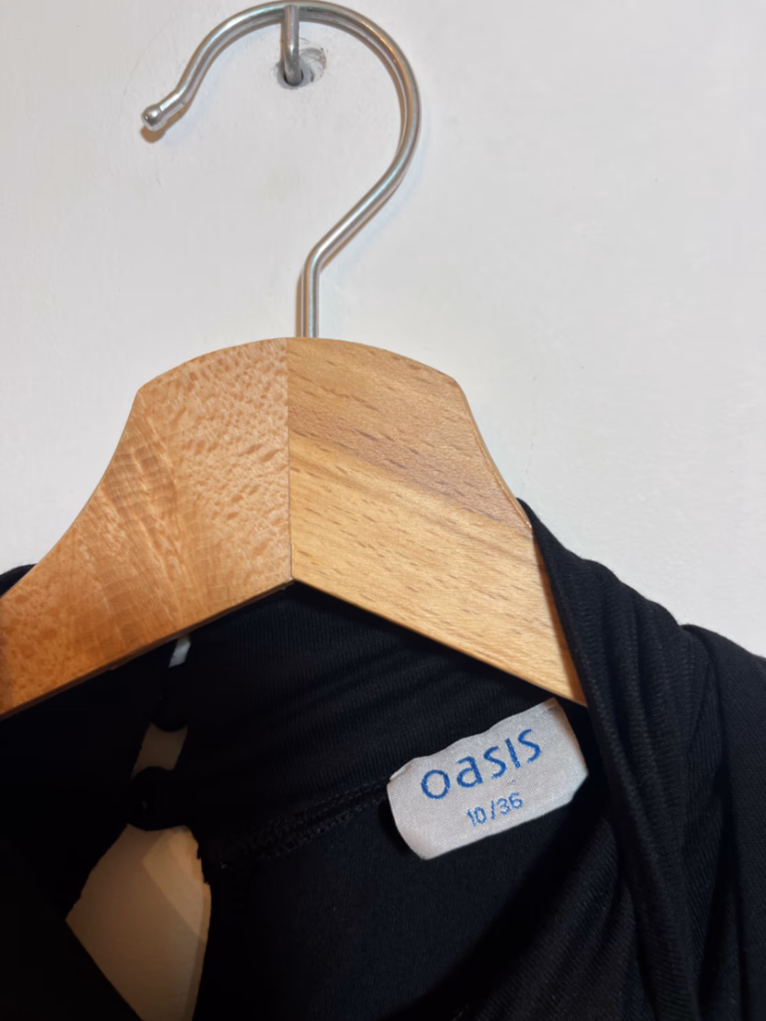Oasis Black Long Sleeve Dress, photo 4