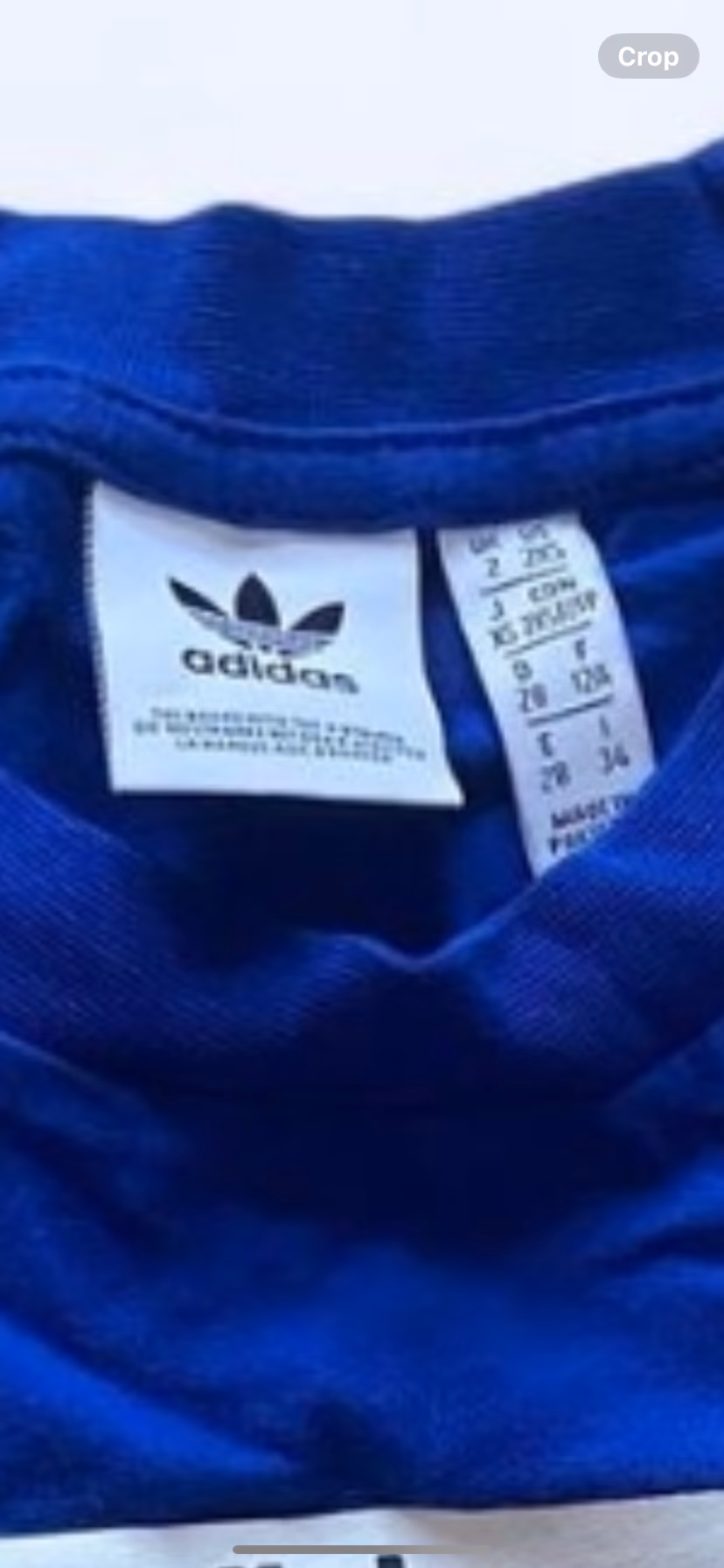 Adidas Blue tank top XS, photo 2