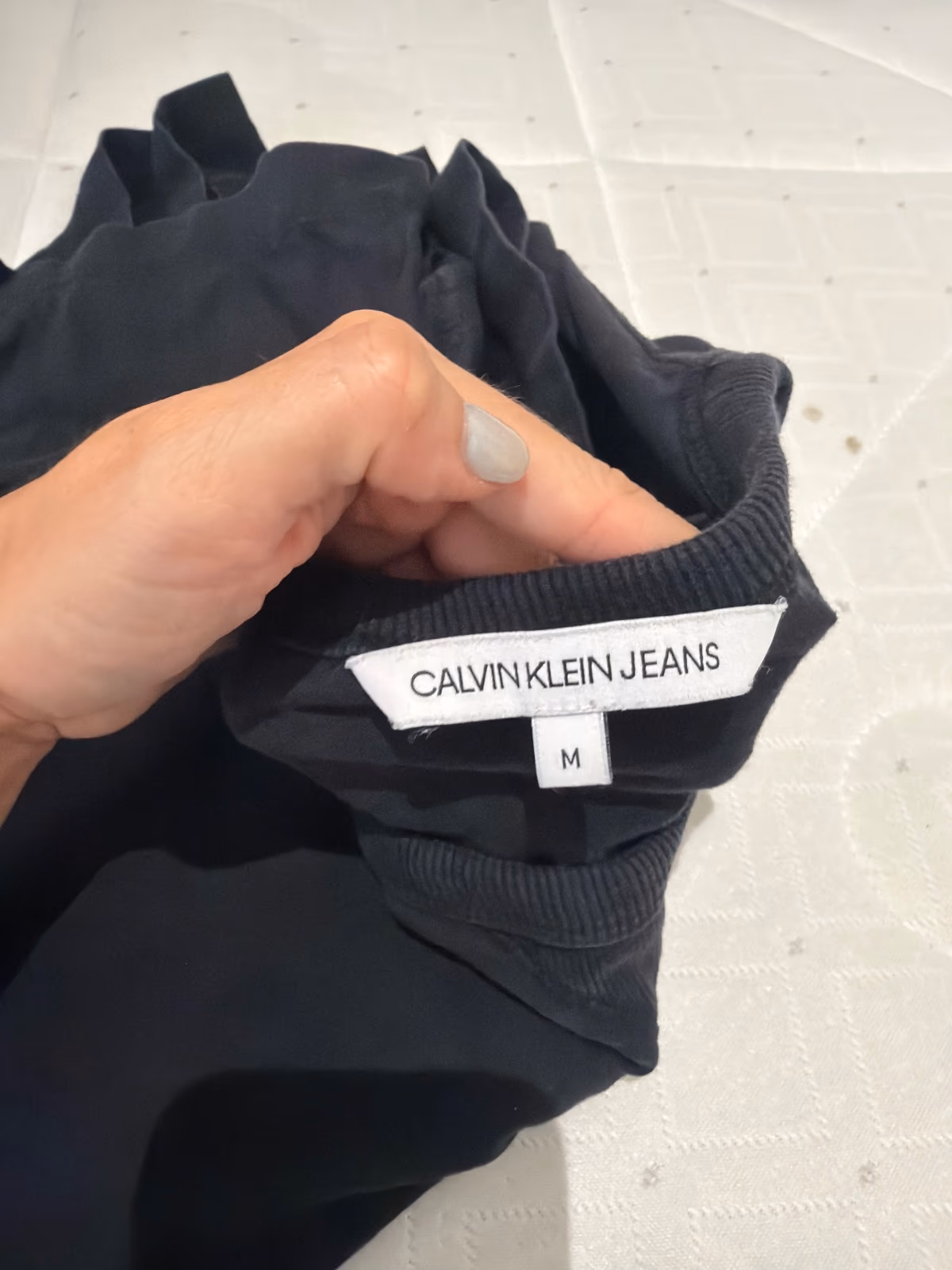 Black Calvin Klein logo t-shirt, photo 2