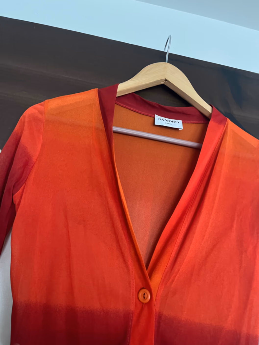 Vintage Sandro Ombre Mesh Twin Set, photo 5