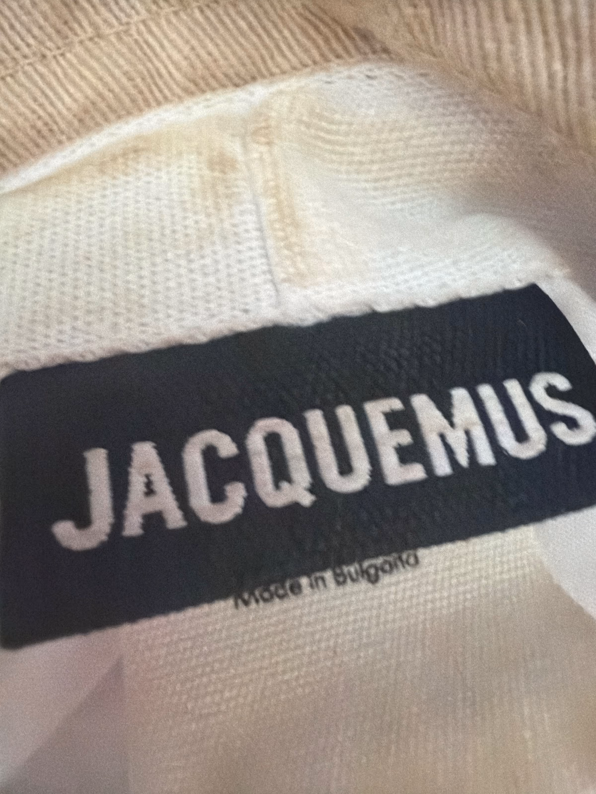 Chapéu de pescador/chapéu de sol Jacquemus bege com bordas desfiadas - Tamanho M, fotografia 5