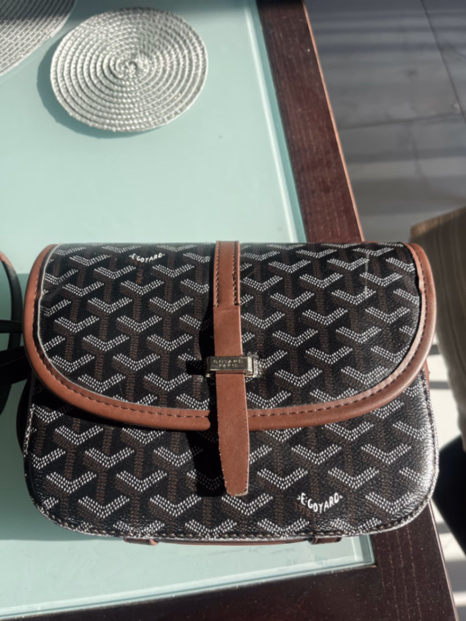 Goyard Patterned Flap Shoulder Bag, photo 7