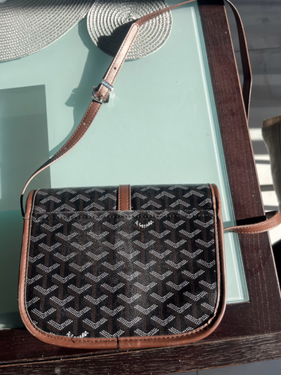 Goyard Patterned Flap Shoulder Bag, photo 3