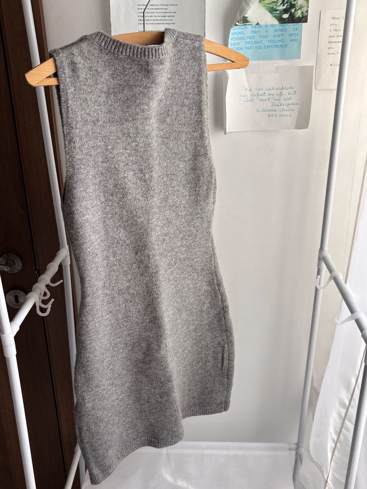 Zara Grey Knit Mini Dress, photo 2