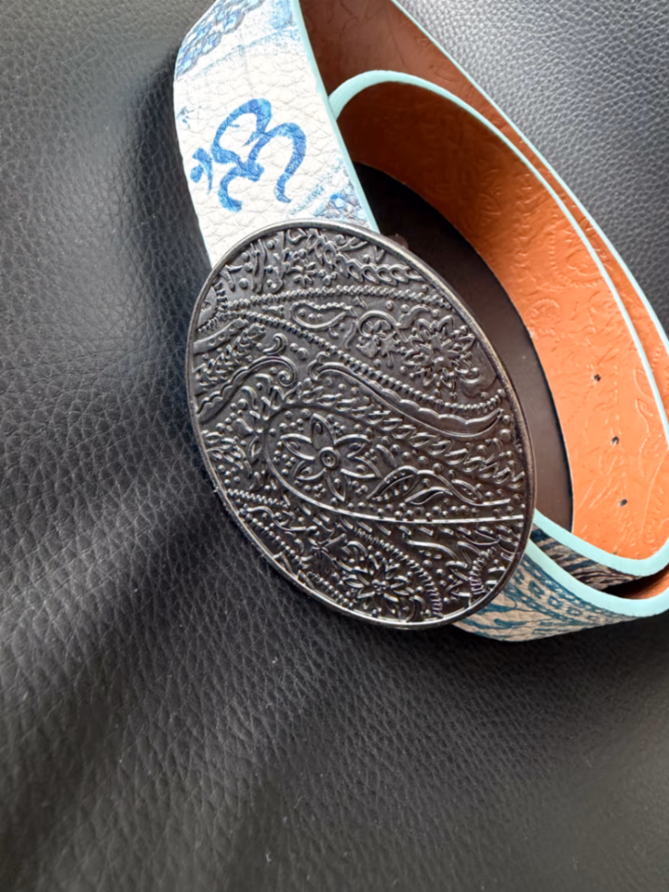 Cintura con fibbia decorata Desigual, foto 2