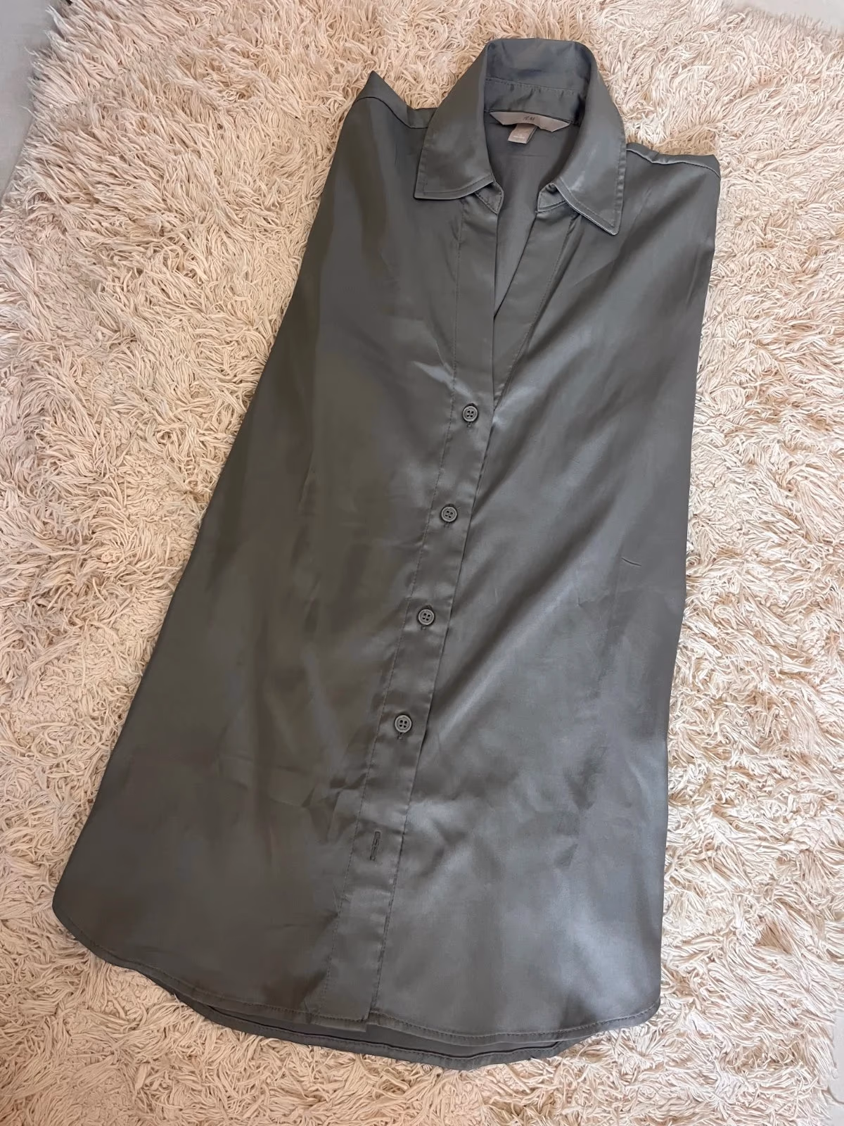 Camicia H&M effetto raso, taglia XS, foto 2