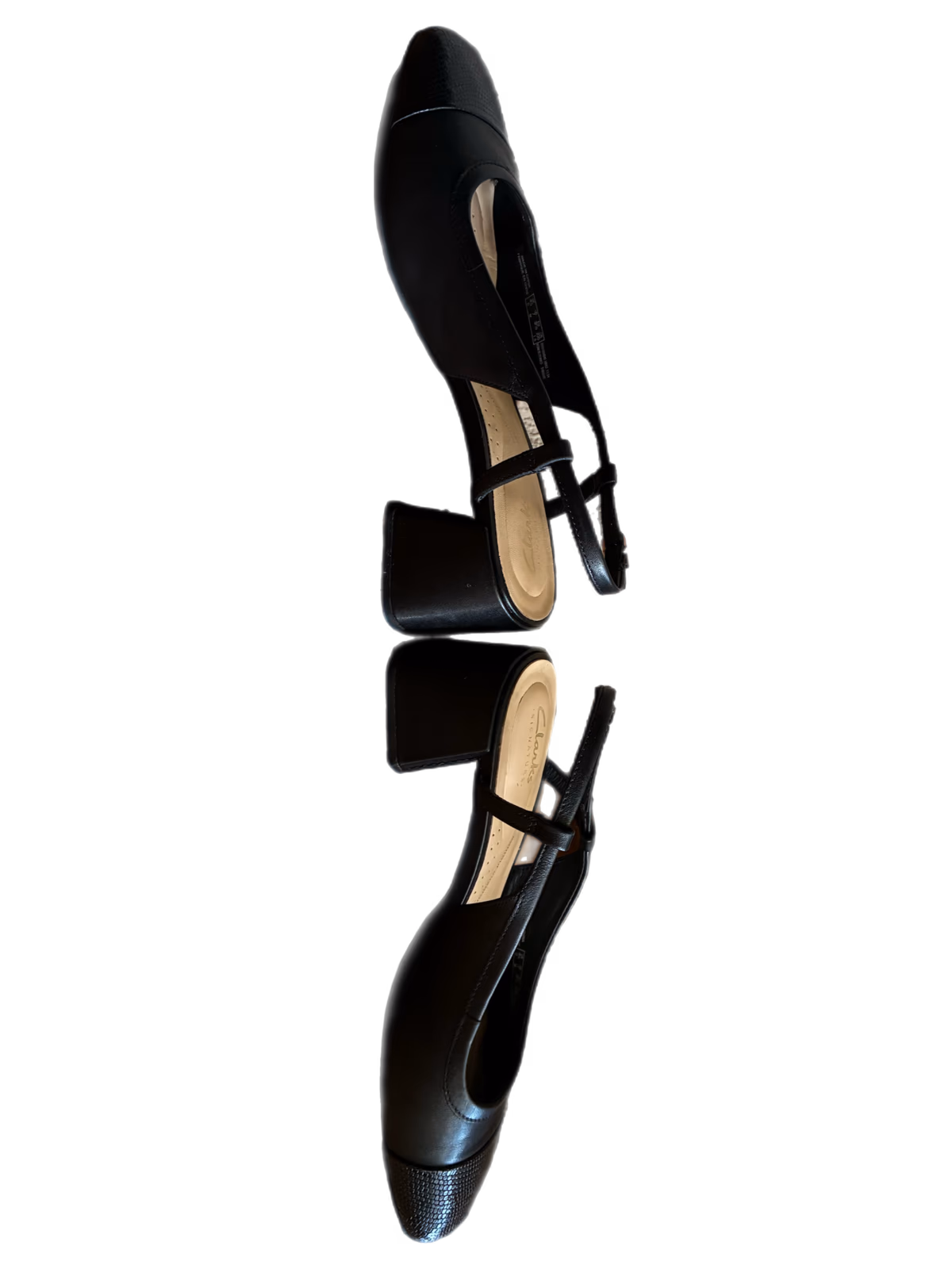 Zapatos negros de Clark’s con talón abierto , foto 2