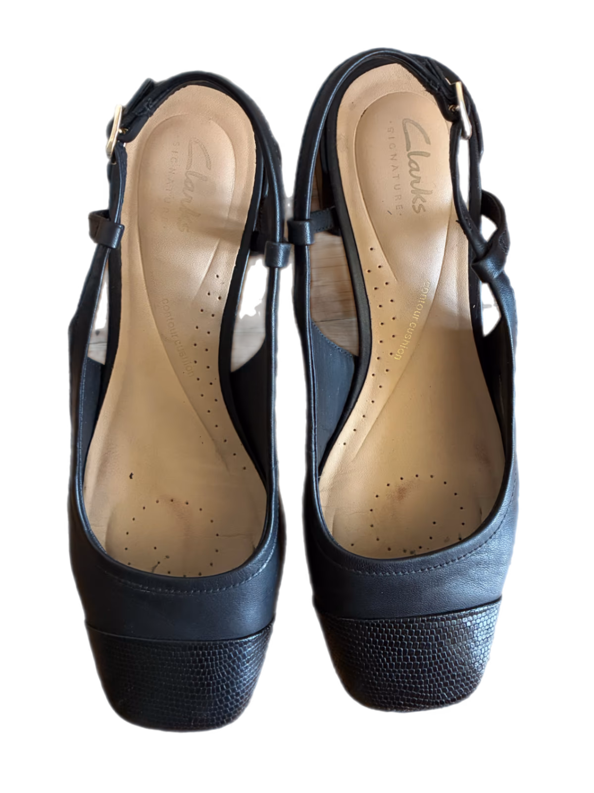 Zapatos negros de Clark’s con talón abierto , foto 4