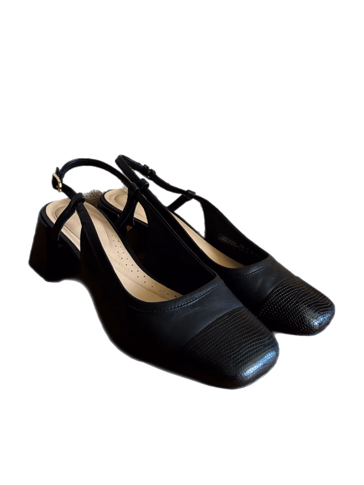 Zapatos negros de Clark’s con talón abierto , foto 3