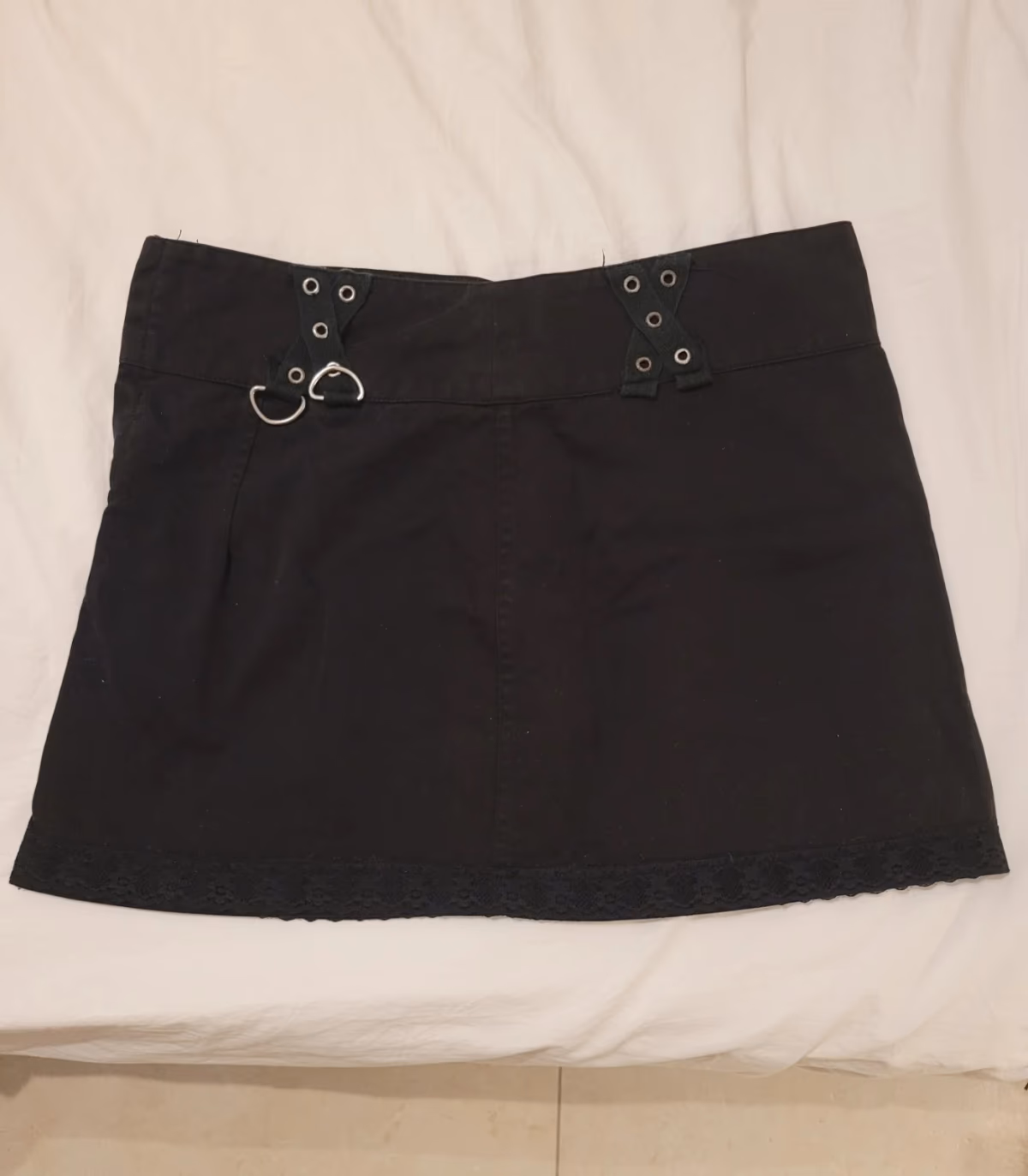 Black alt mini skirt , photo 2