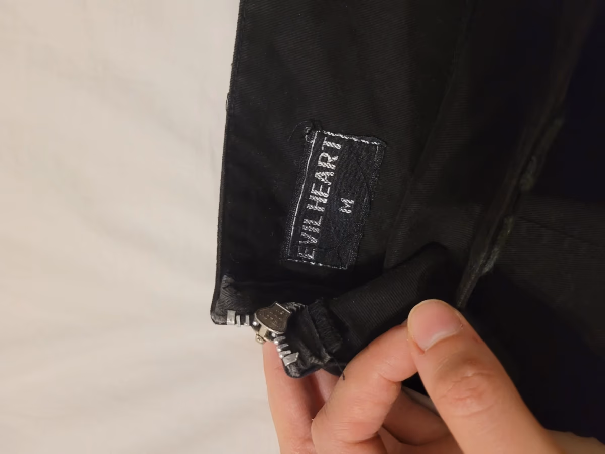 Black alt mini skirt , photo 3