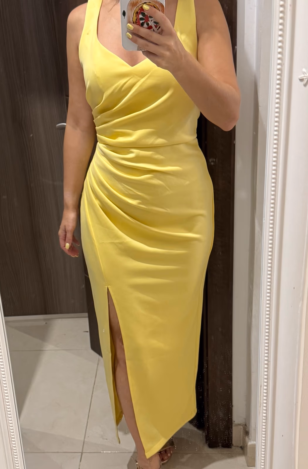 Abito midi giallo, foto 2