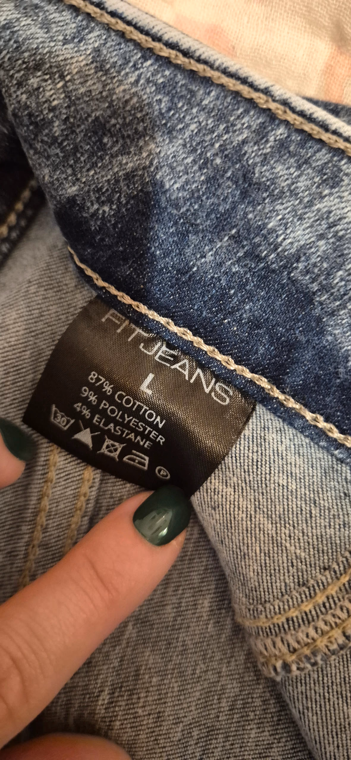 Fitjeans blue wash flared jeans, photo 4