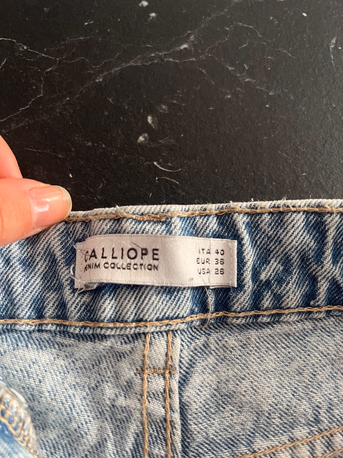 Calliope embellished denim shorts, photo 4
