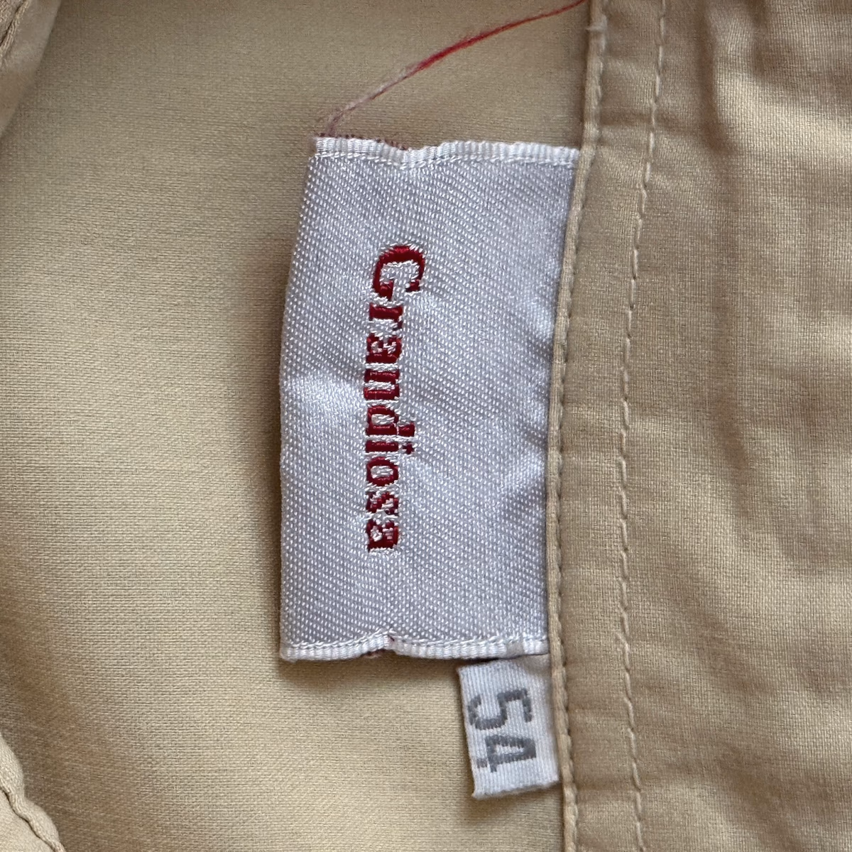 Beige button-up utility shirt, photo 3
