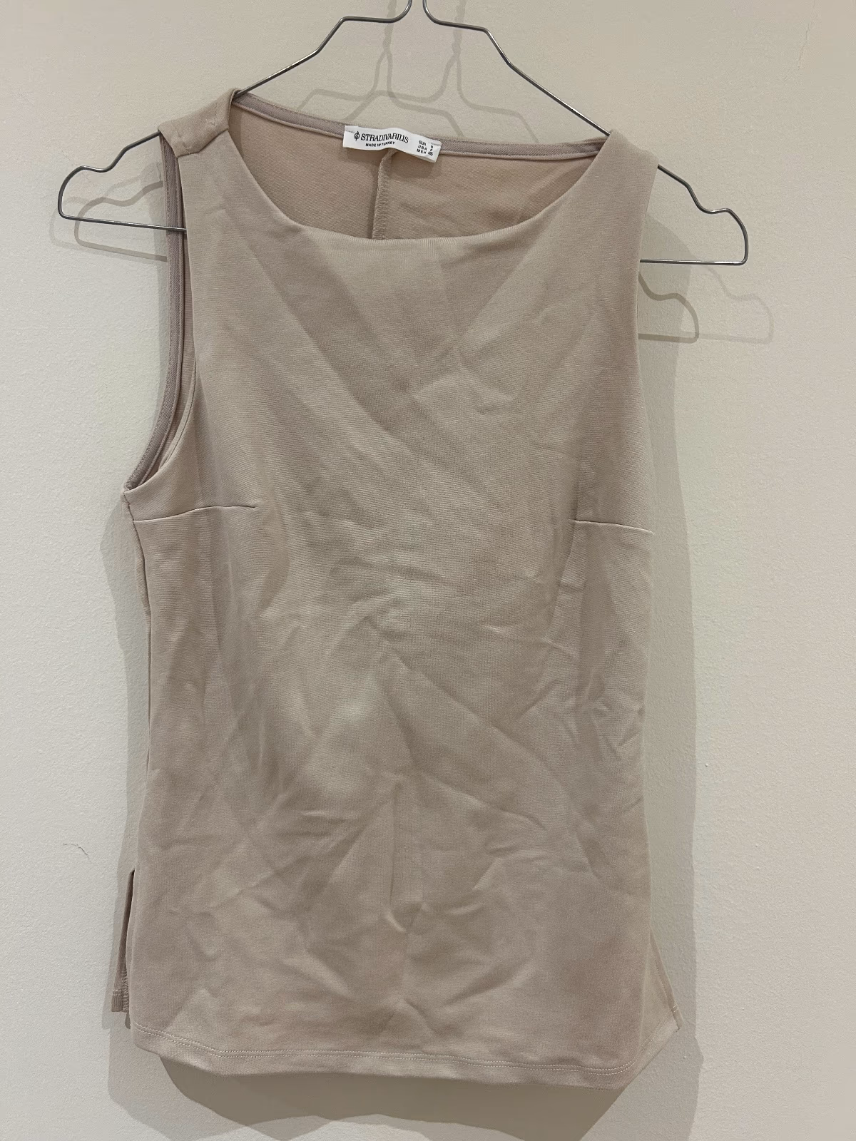 Stradivarius sleeveless basic tops x4, photo 4