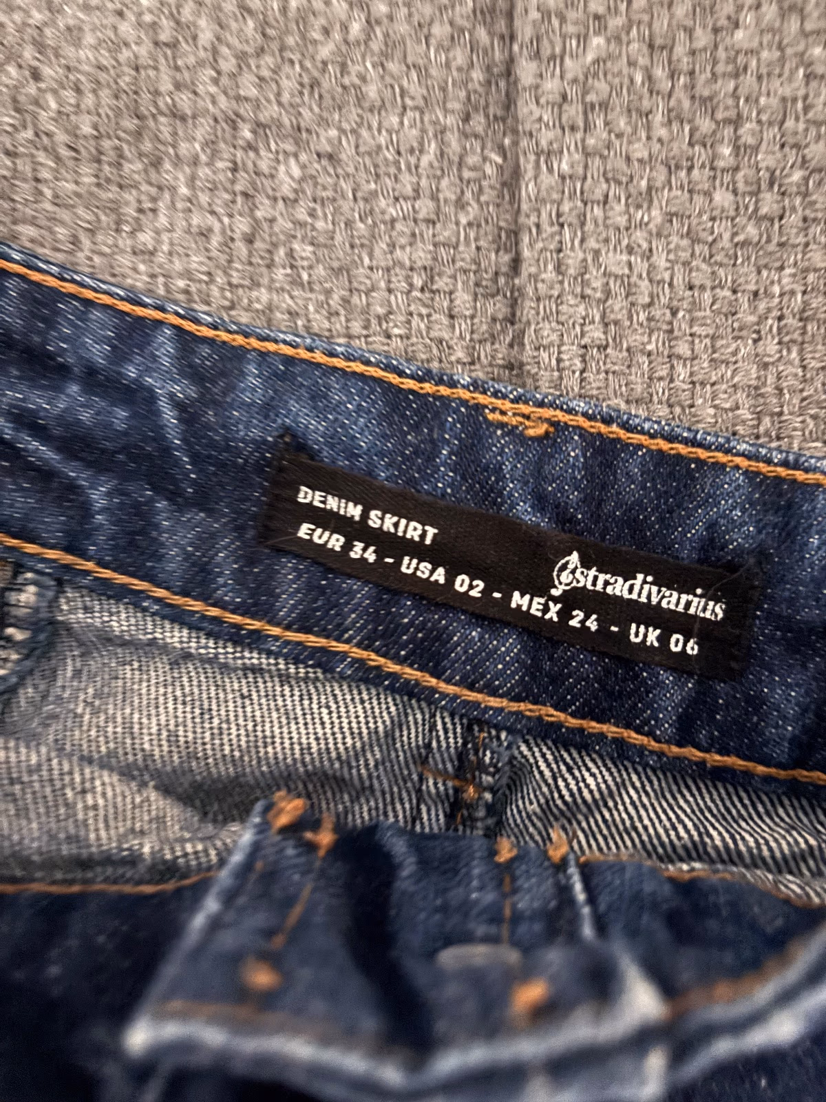 Stradivarius Button-Down Denim Skirt, photo 3