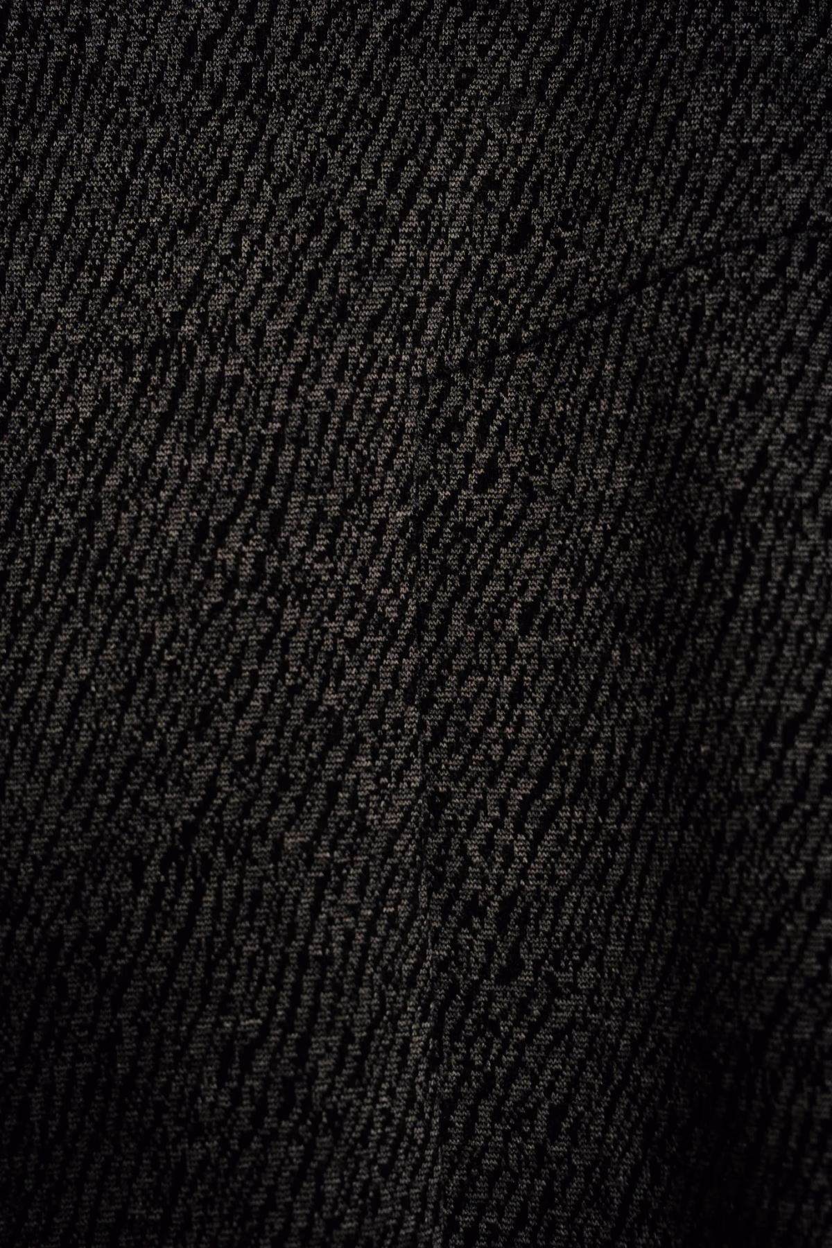 Textured black slim trousers, photo 2