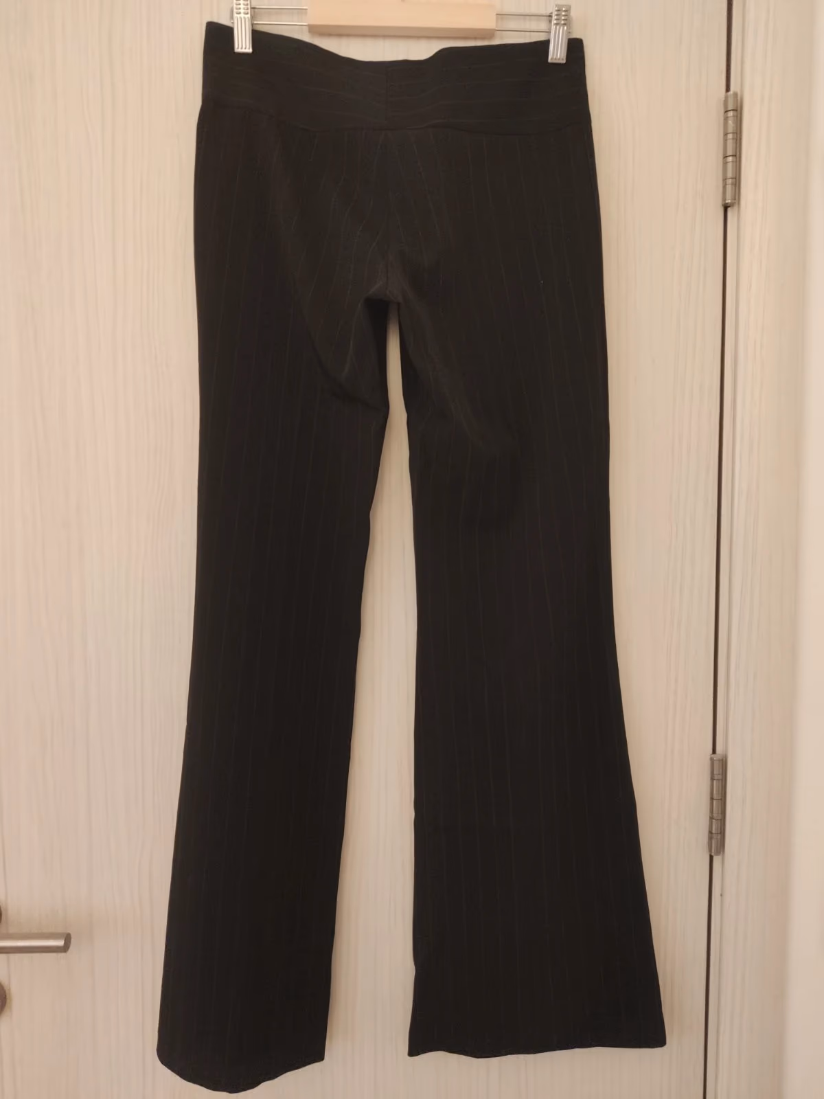 Black wide-leg smart trousers, photo 4