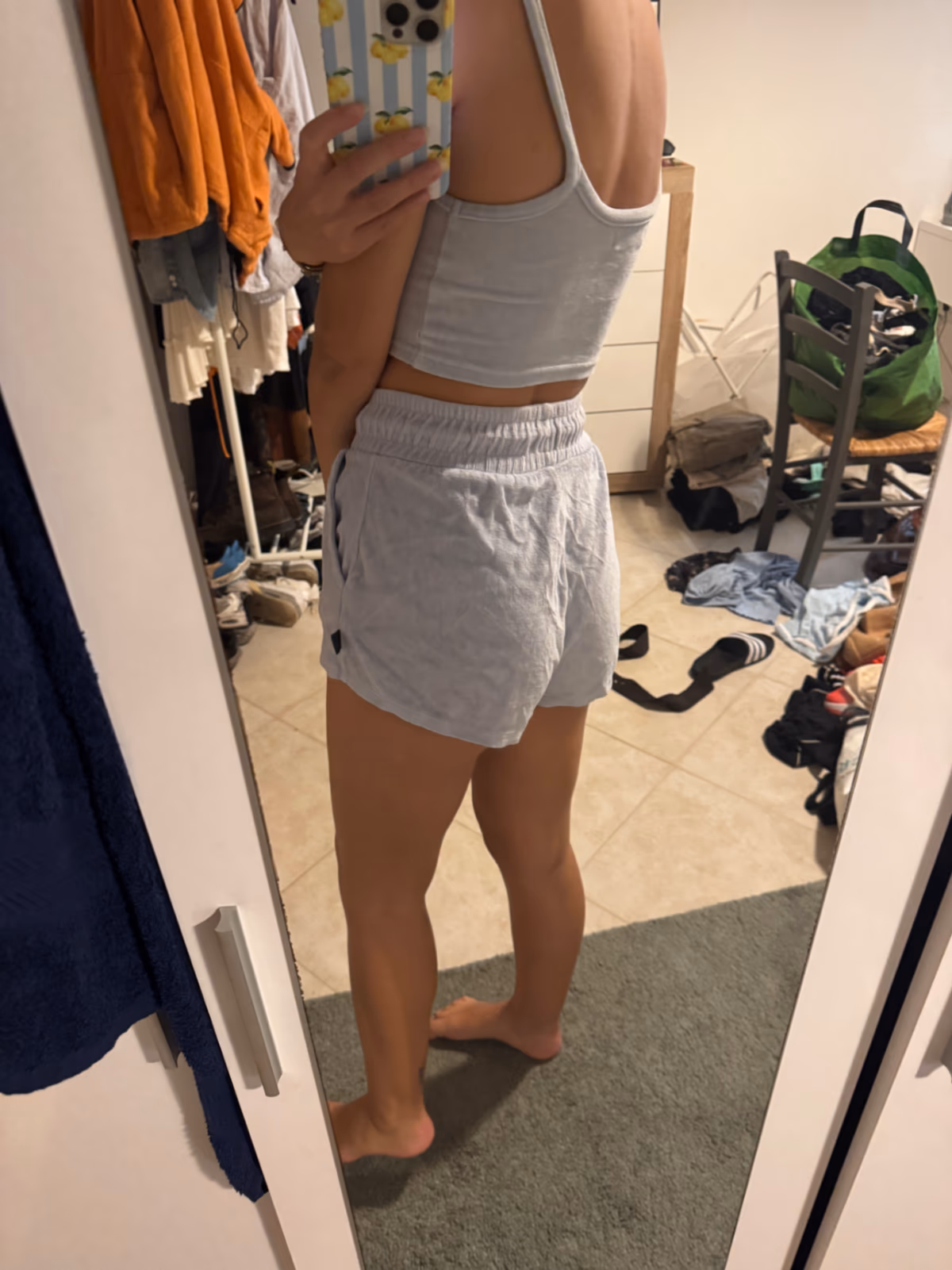 Velour crop top and shorts, photo 3