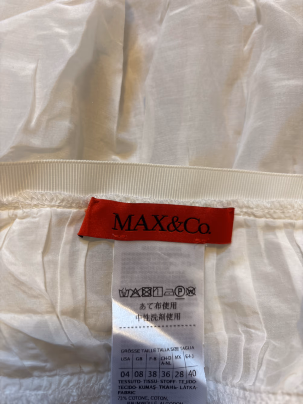 White Square Neck Puff Sleeve Blouse, photo 2