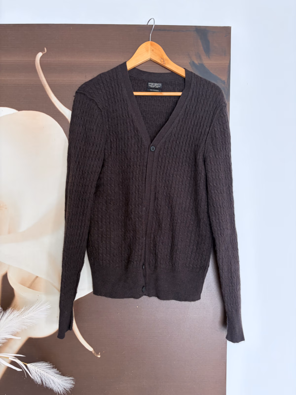 AllSaints Cashmere Cable Knit Cardigan, photo 6