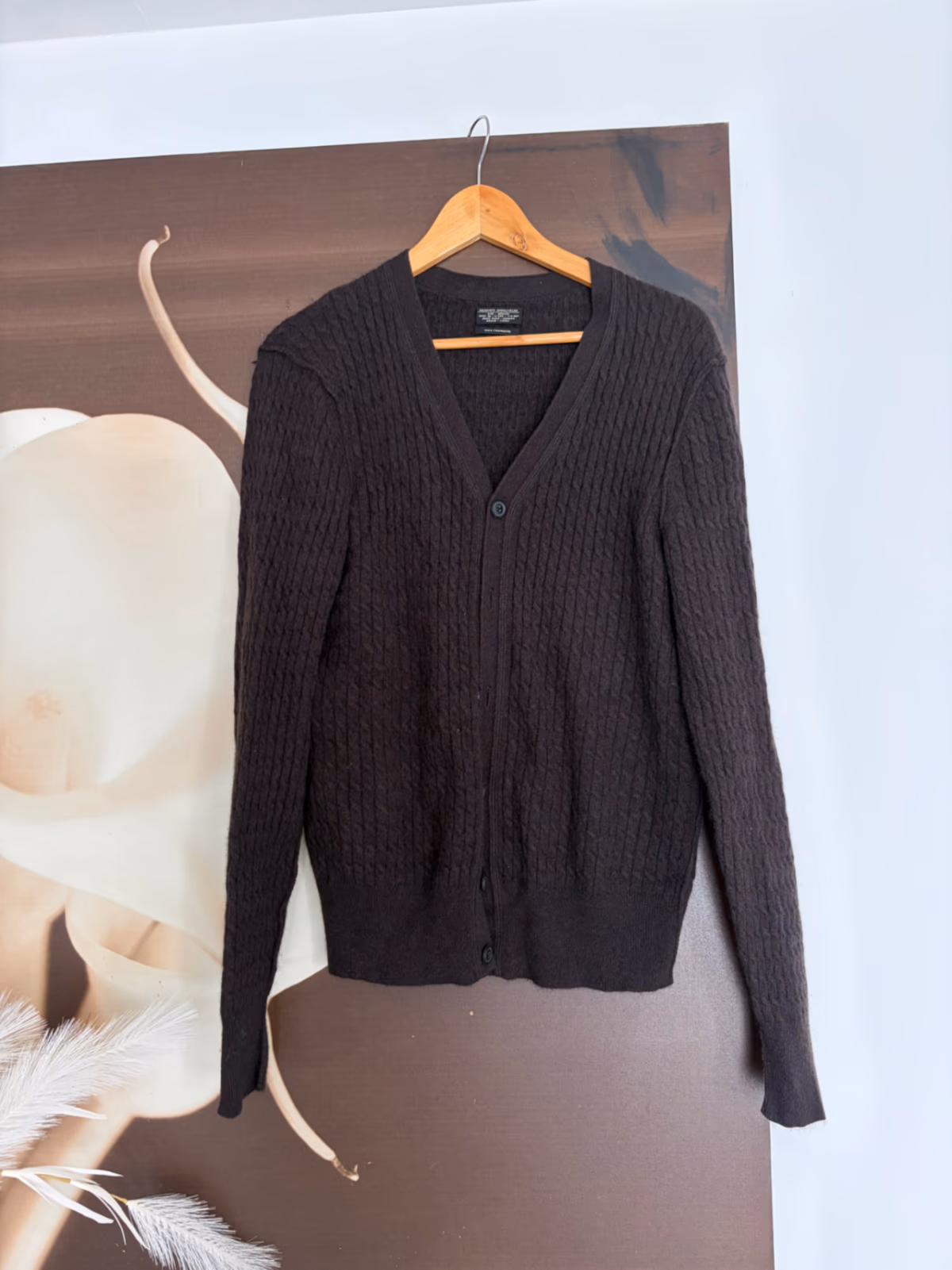 AllSaints Cashmere Cable Knit Cardigan, photo 2