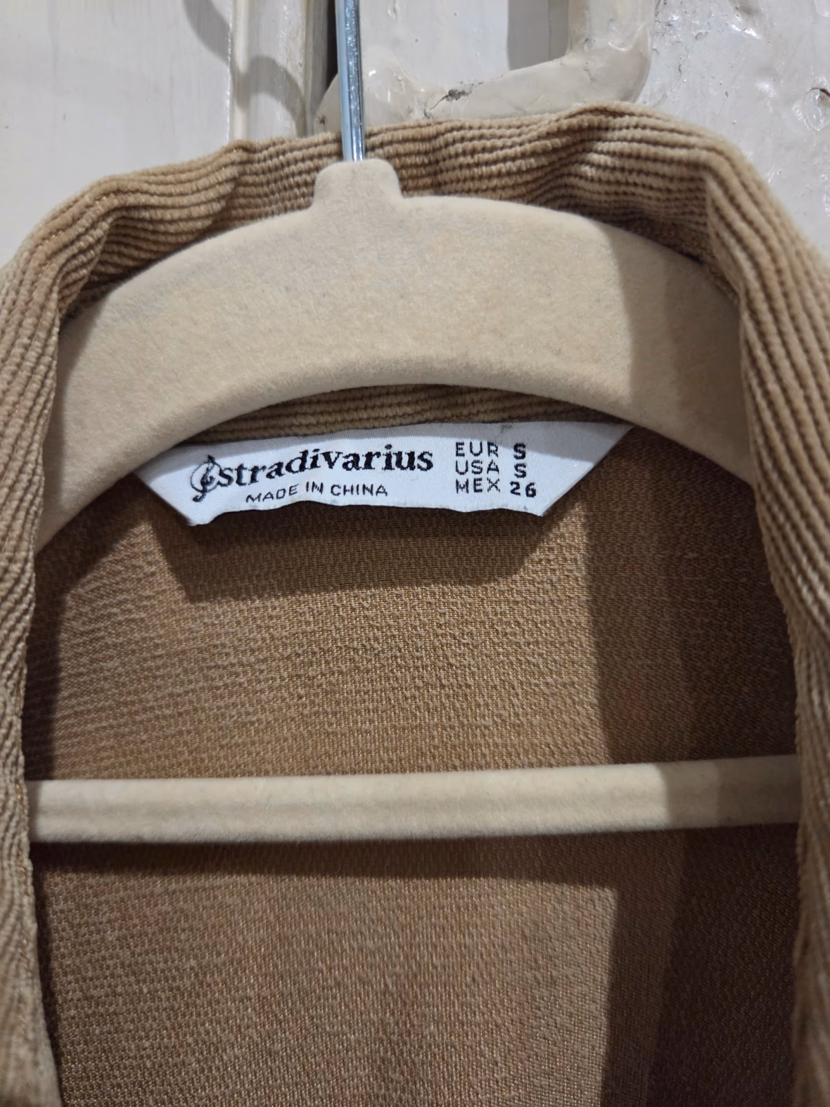 Beige corduroy button-up shirt, photo 2