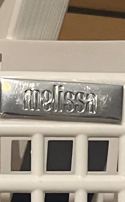 Melissa white plastic basket bag, photo 6