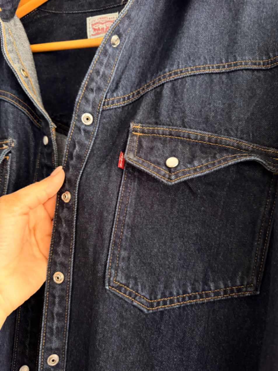 Levi's Dark Wash Denim Shirt/Jacket, photo 3