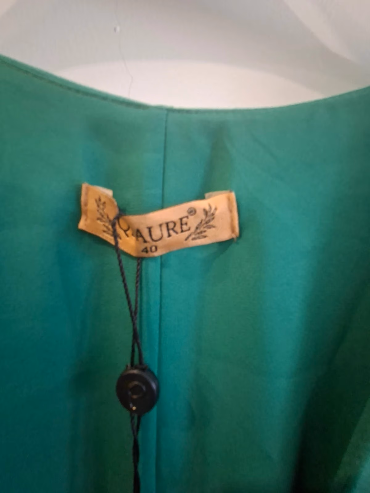 Green belted midi dress, photo 4