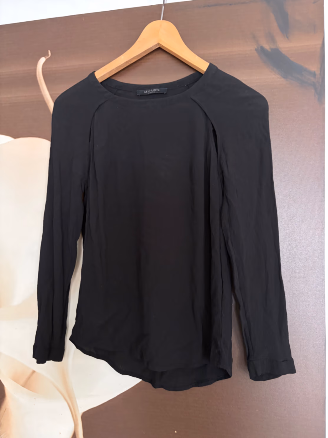 AllSaints Lucas Long Sleeved Top, photo 5