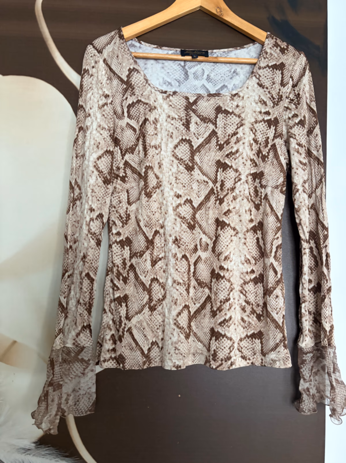Luisa Spagnoli snakeskin print top, foto 6
