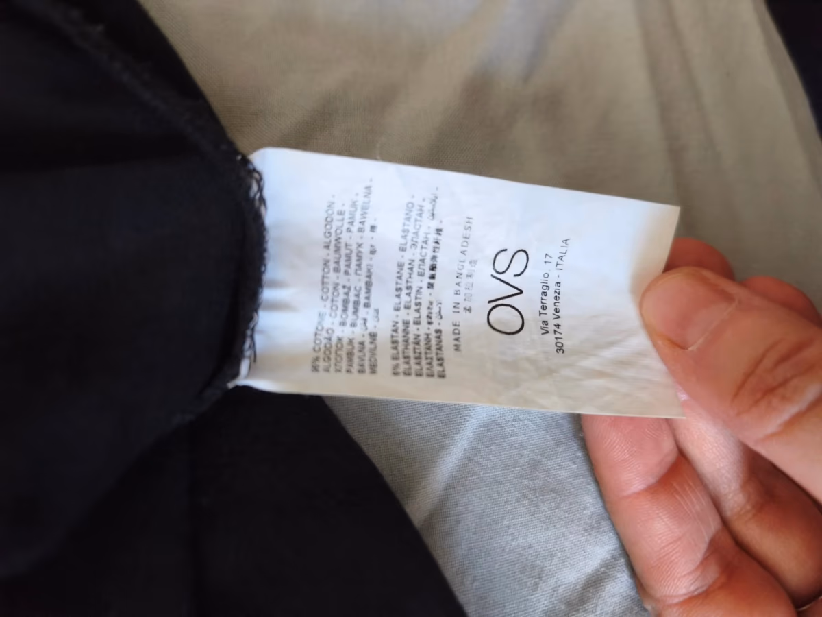 Black OVS fitted mini dress, photo 3