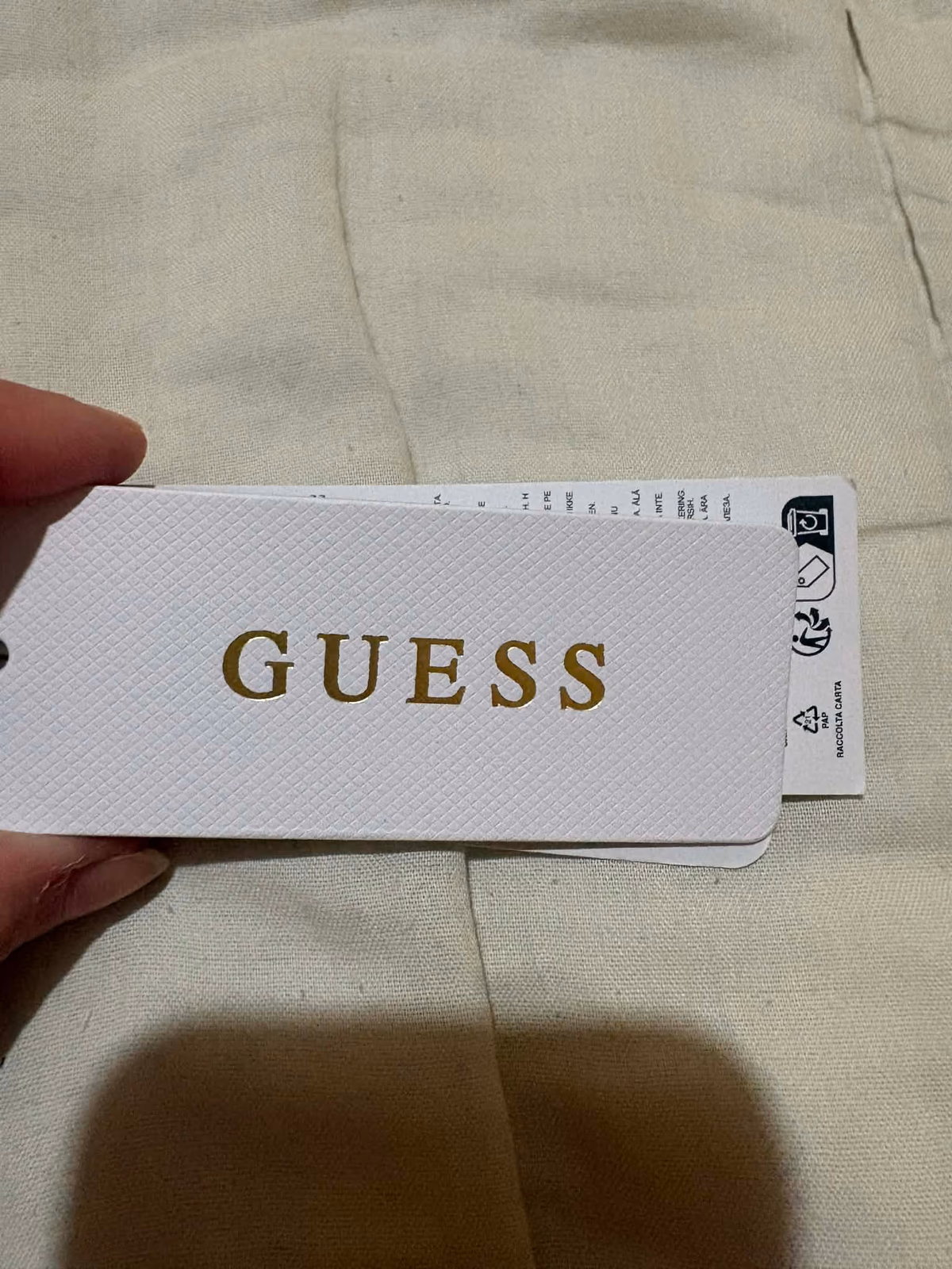 Guess Black Monogram Belt Gold Buckle, photo 4