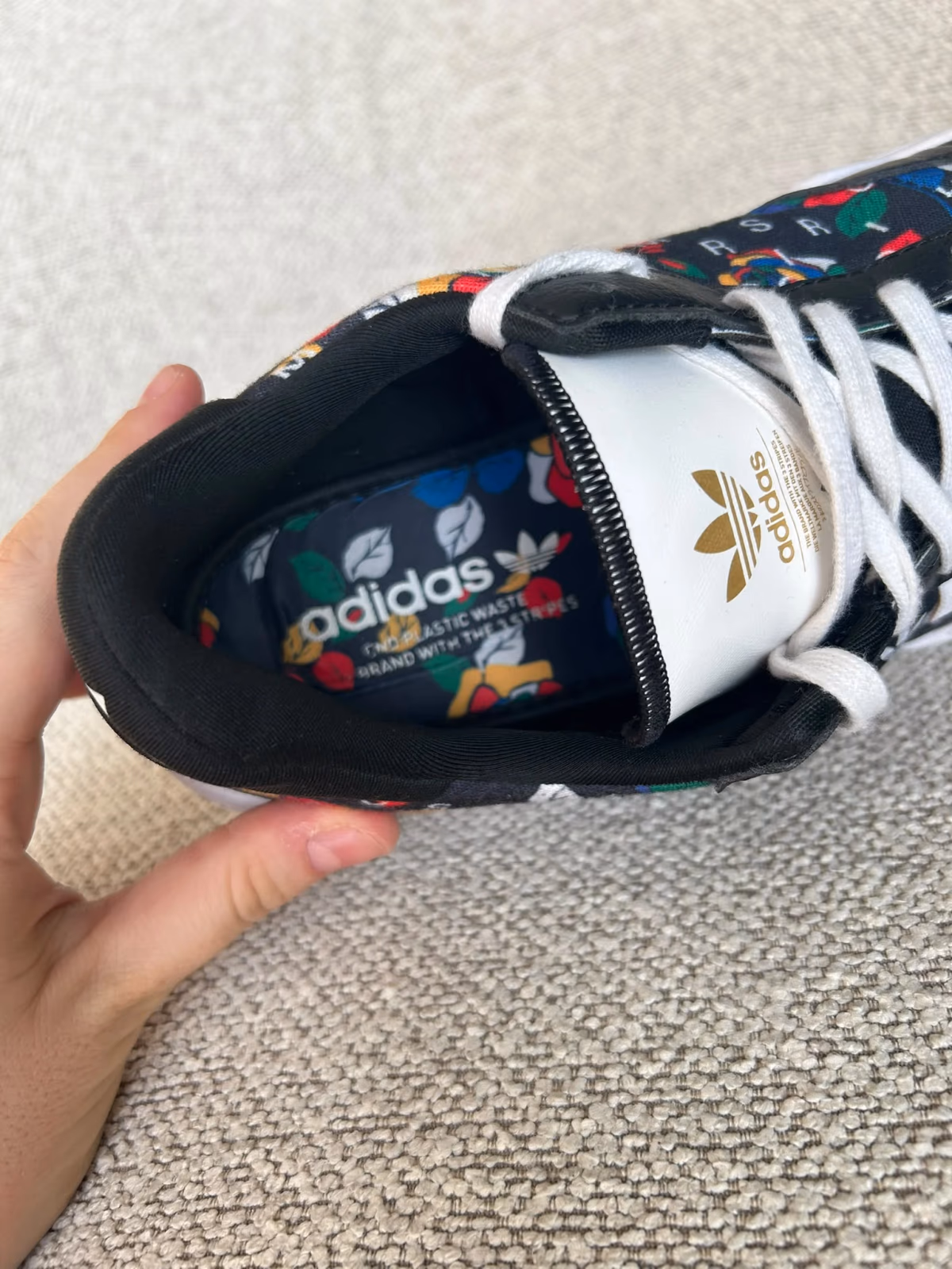 Adidas Floral Pattern Trainers, photo 2