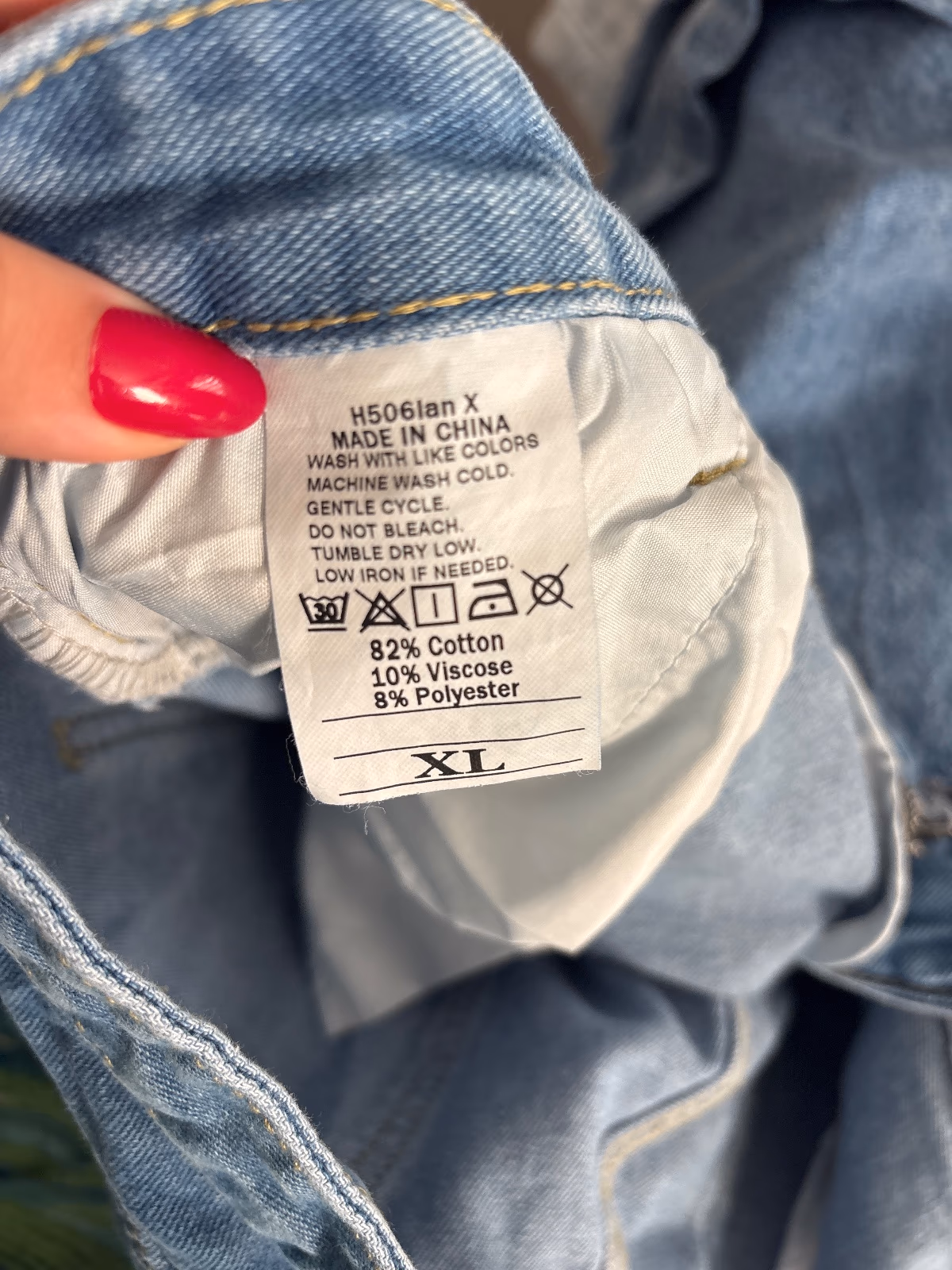 High waisted blue wide jeans, photo 2