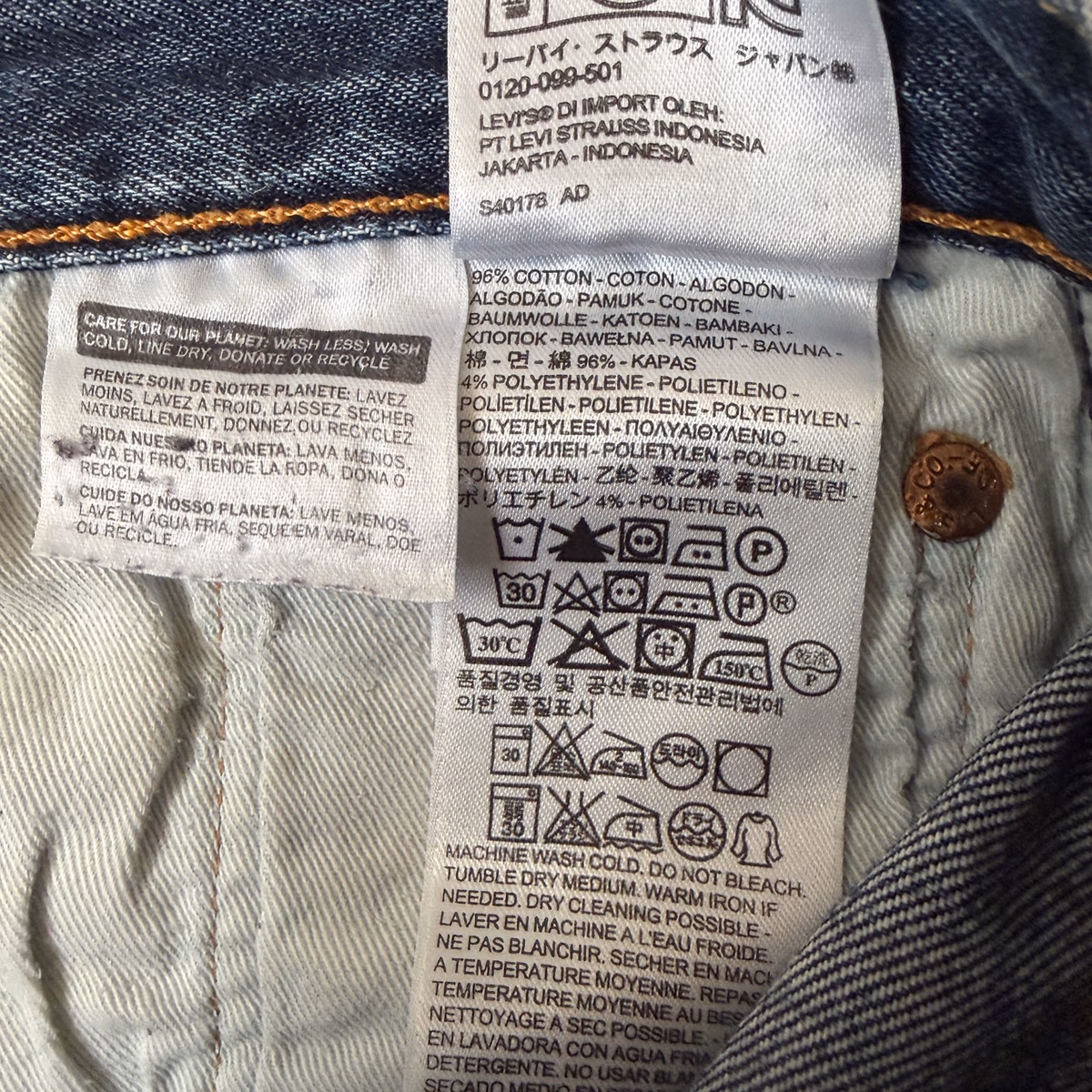 Vaqueros Levi's 501 Original Blue, foto 5