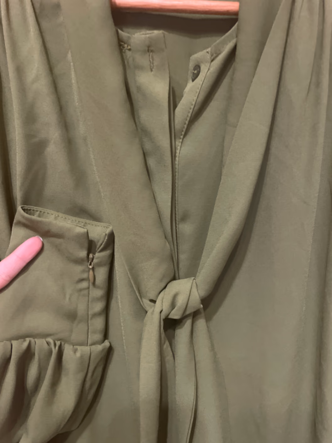 Olive Green blouse, photo 2