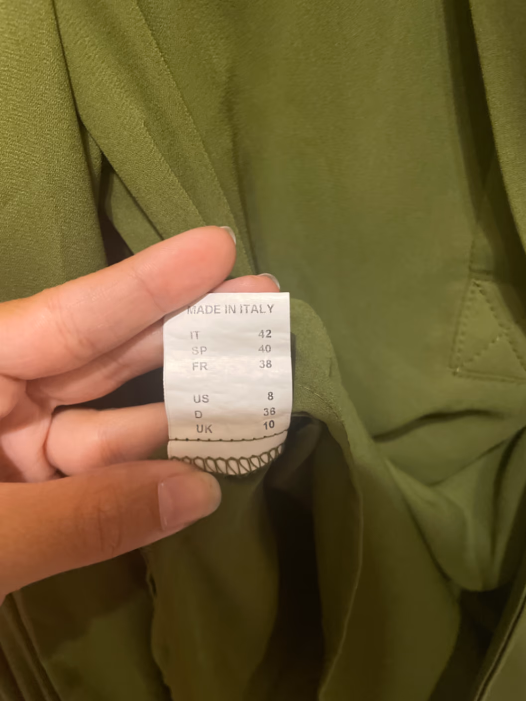 Olive Green blouse, photo 3