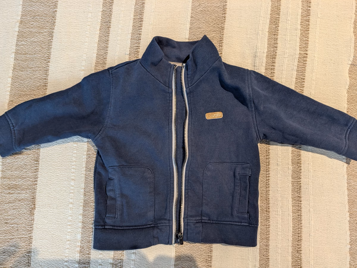 Obaibi navy zip-up jacket, photo 3