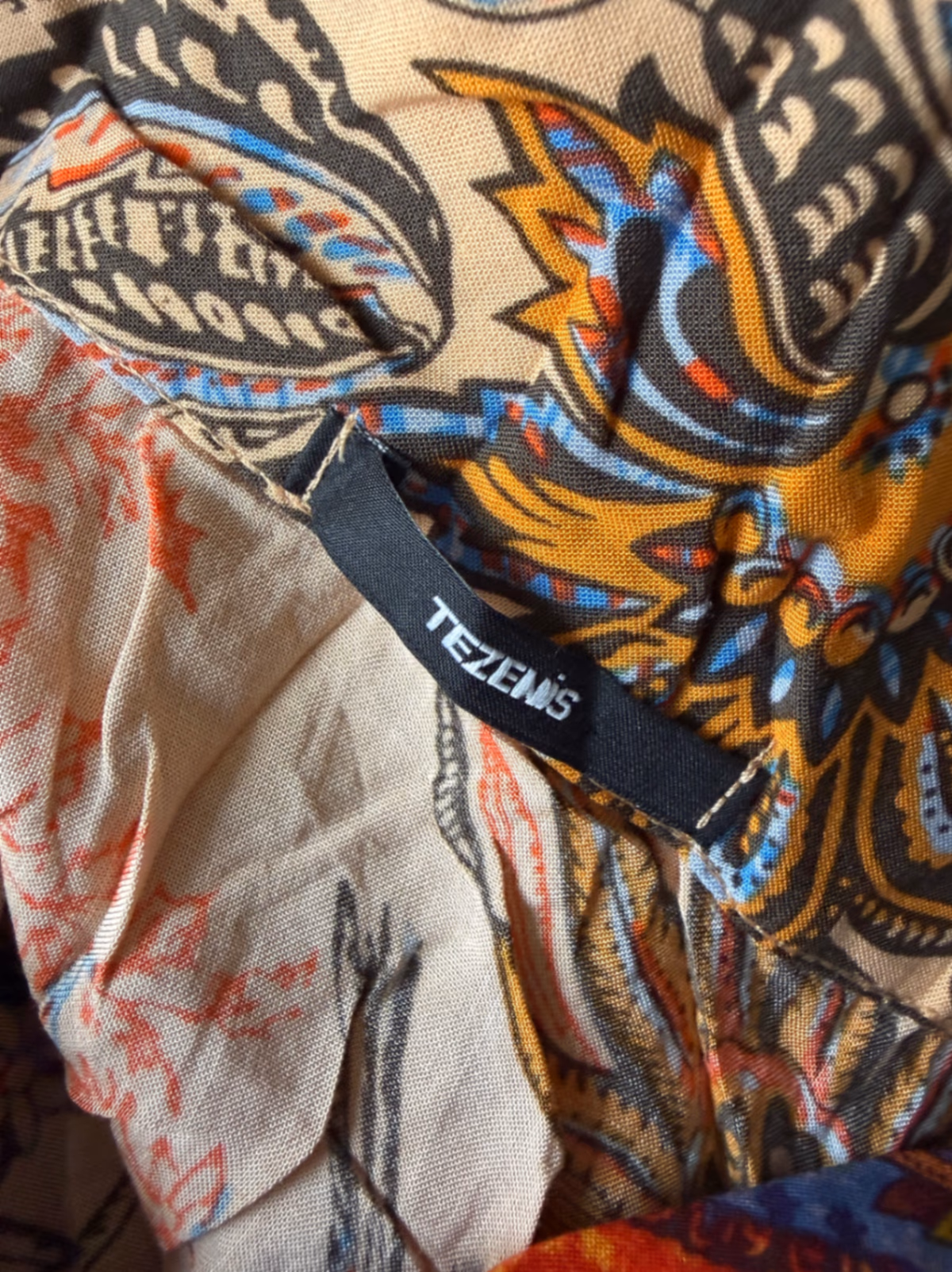 Tezenis patterned long shirt dress, photo 2