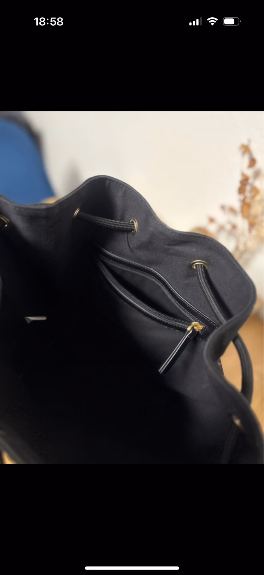 Paul Hewitt Black Bucket Bag, photo 3