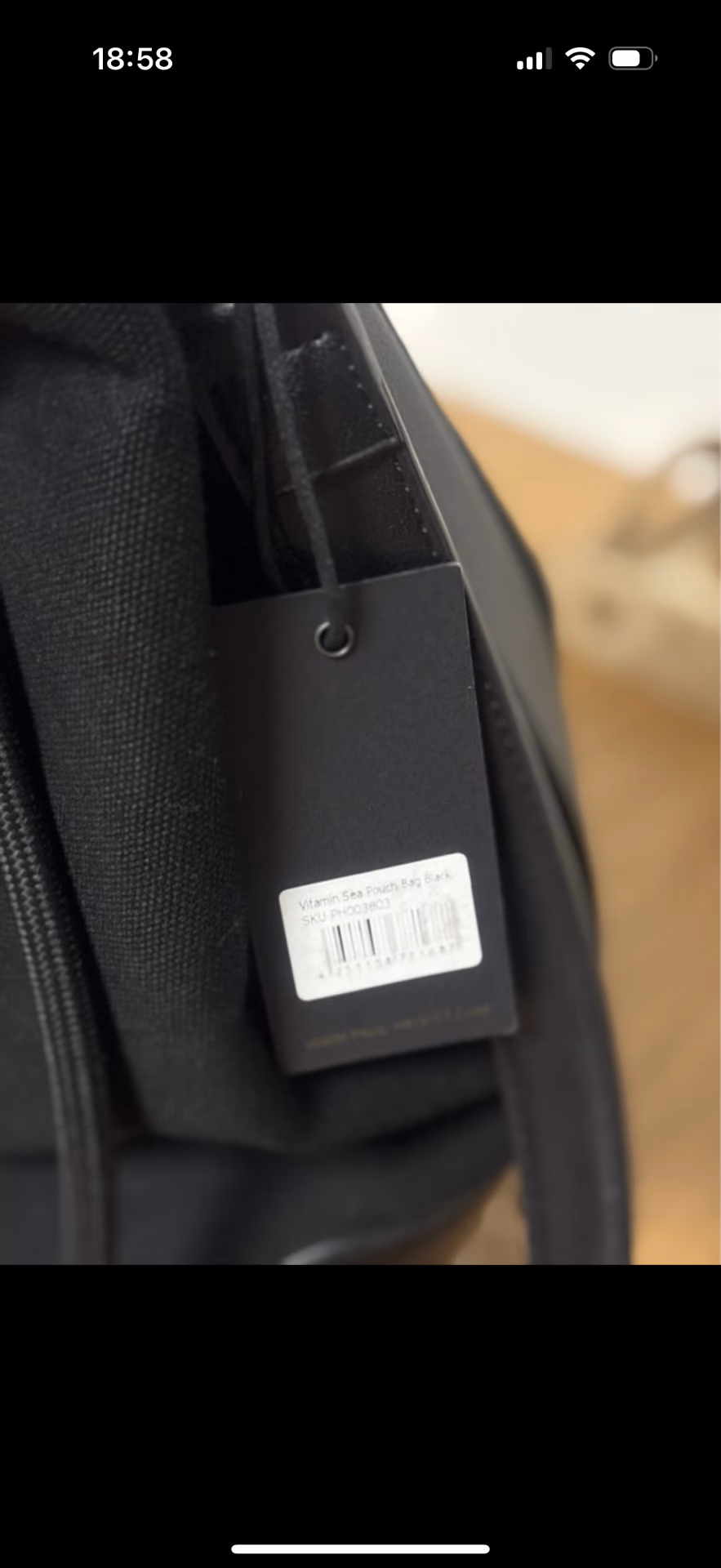 Paul Hewitt Black Bucket Bag, photo 6