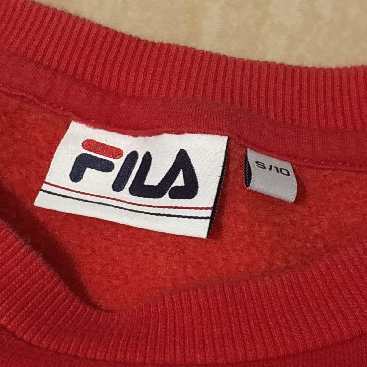 Fila Red Graphic Sweatshirt, photo 5