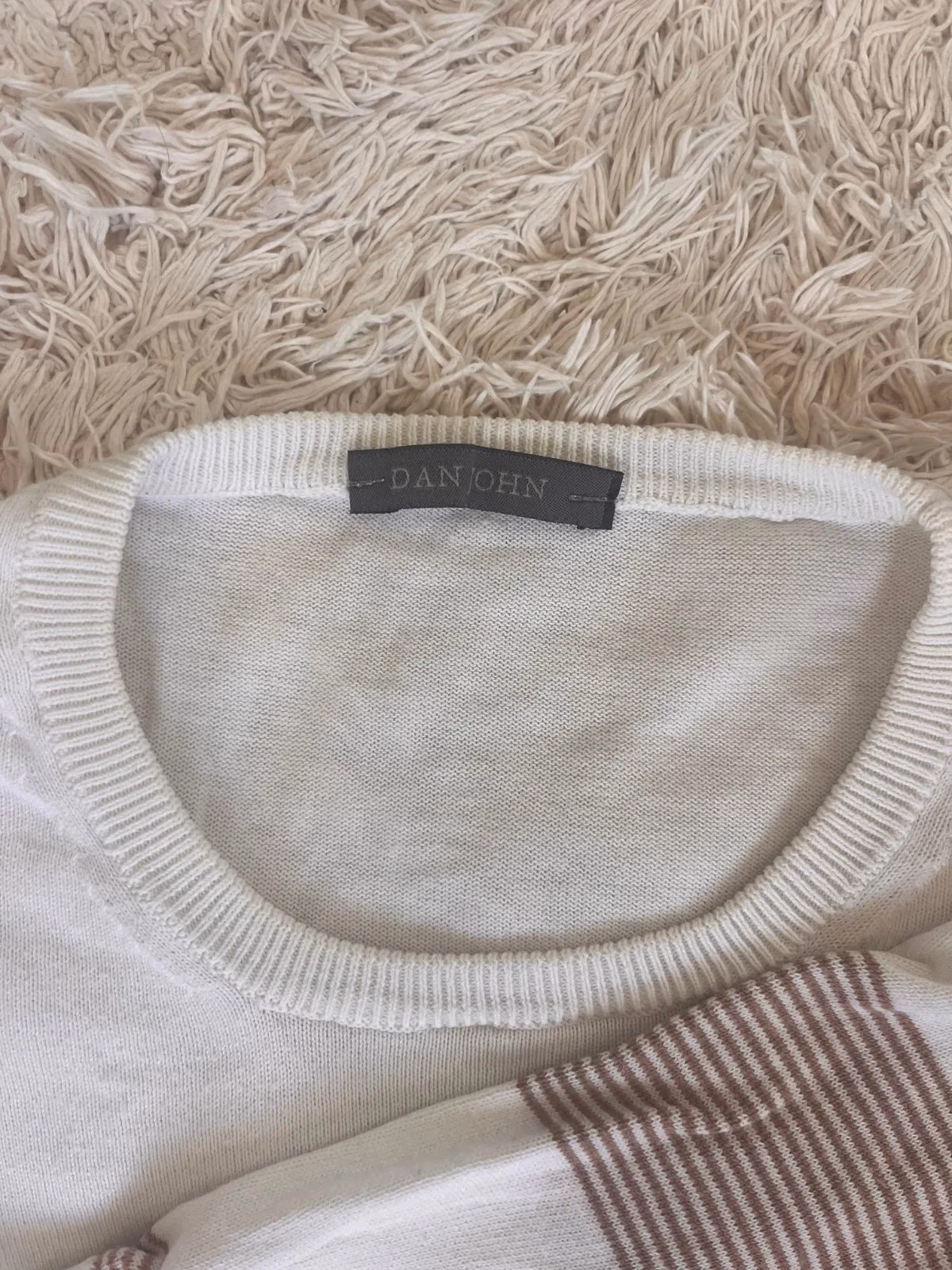 Dan John Striped Knit Top M, photo 3