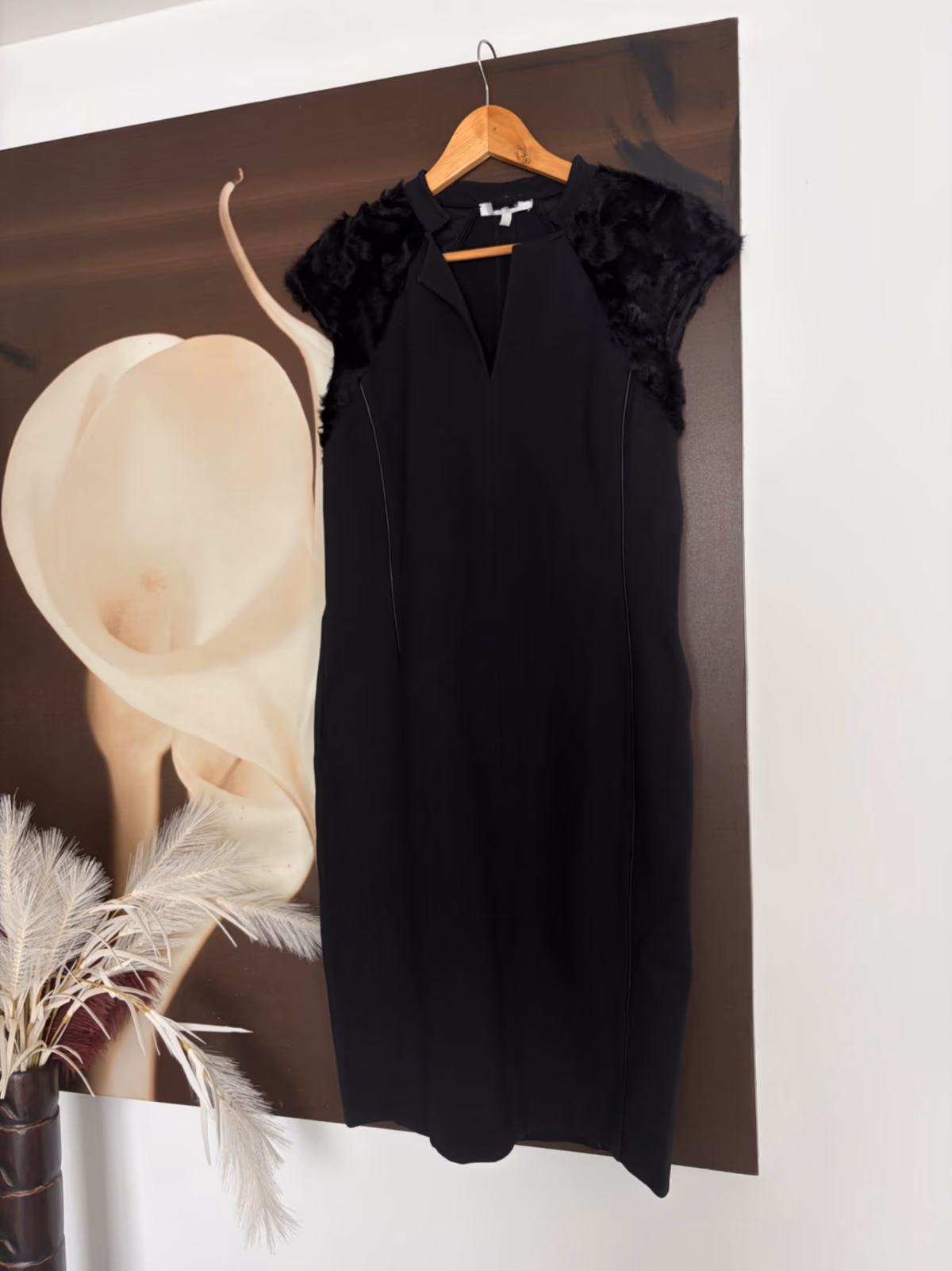 MaxMara Black Textured Shift Dress, photo 2