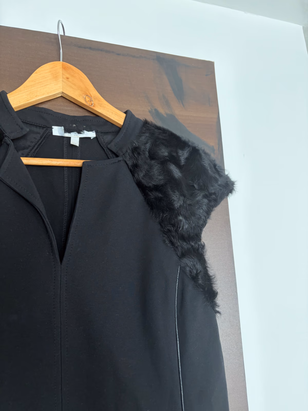 MaxMara Black Textured Shift Dress, photo 3