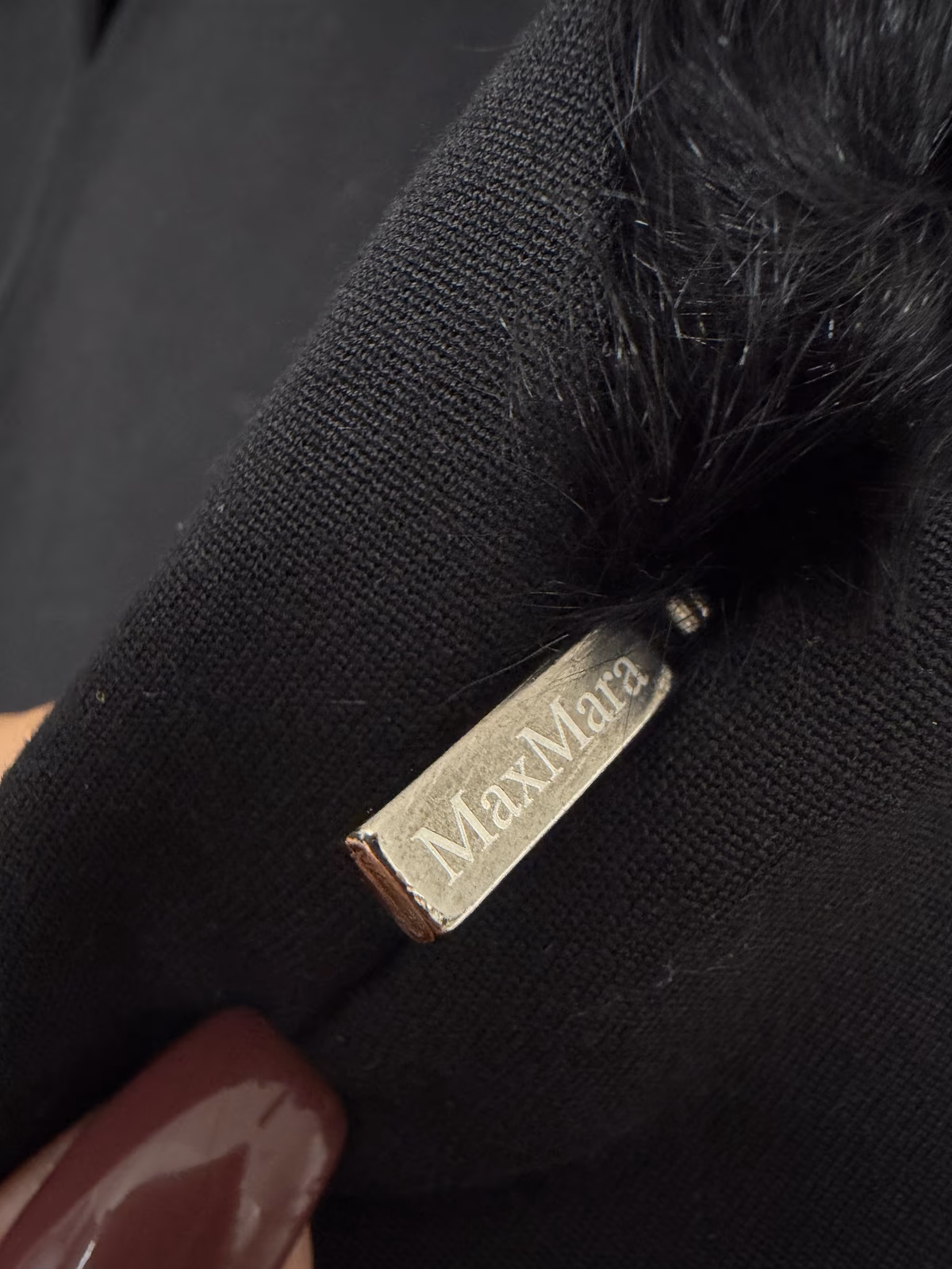 MaxMara Black Textured Shift Dress, photo 7